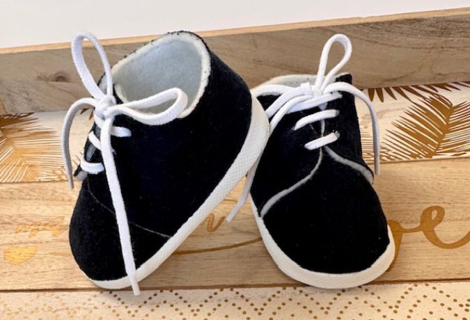 Zamszowe buciki sznurowane - M004ZG Granatowe NEW