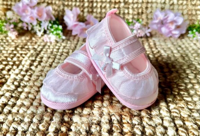 Pantofelki satynowe Różowe - 140SR